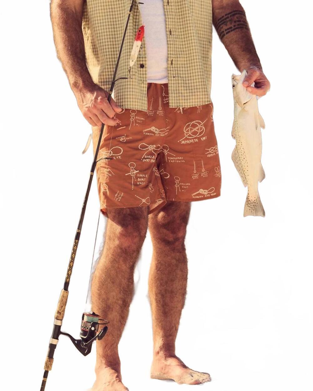 NEW FILSON oxbow lake trunks in bourbon / knots